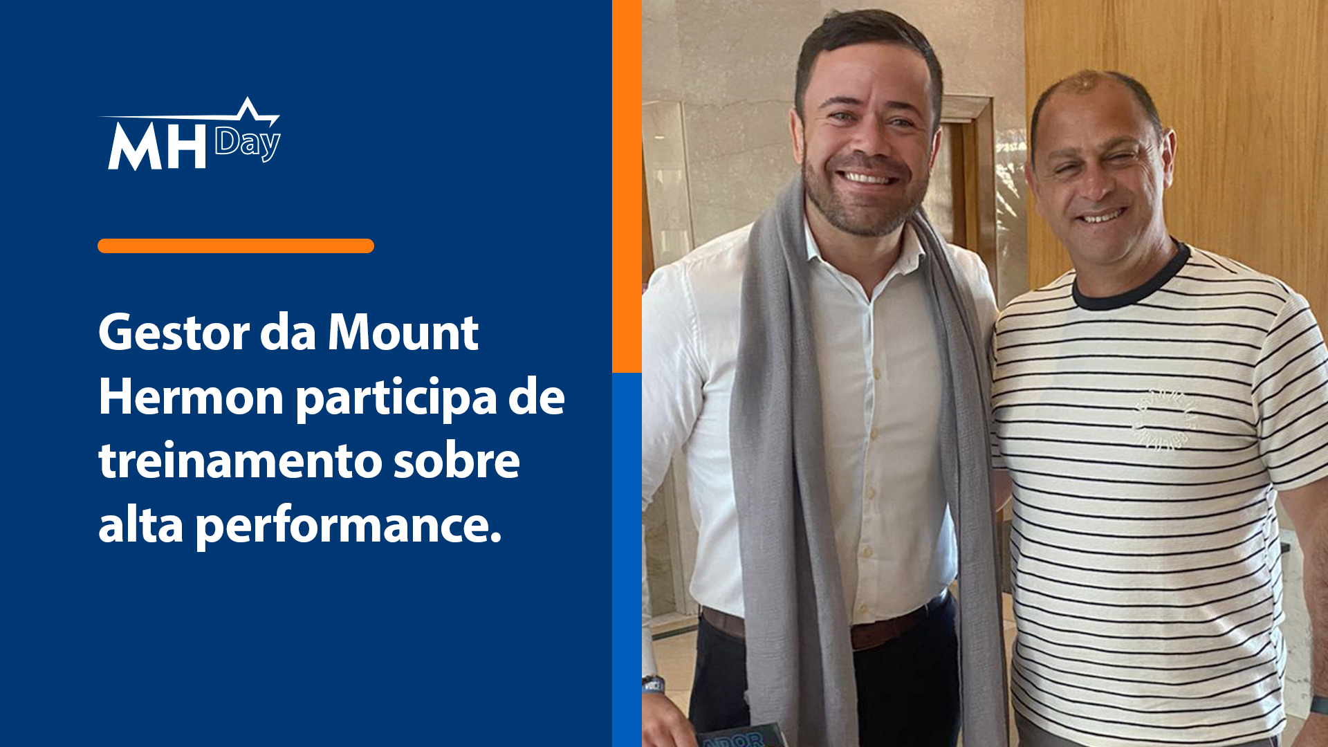 Leia mais sobre o artigo Gestor da Mount Hermon participa de treinamento sobre alta performance, saiba mais: