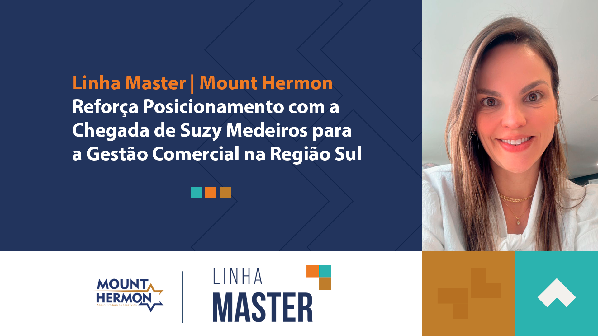 Leia mais sobre o artigo Linha Master | Mount Hermon Reforça Posicionamento com a Chegada de Suzy Medeiros para a Gestão Comercial na Região Sul